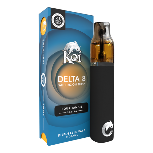 Koi Delta 8, THC-O & THCP Disposable Vape Pen Sour Tangie 2g