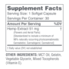 cbdMD Broad Spectrum Softgels 1500mg Ingredients