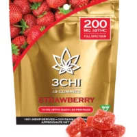 3Chi Delta 9 Gummies Strawberry 200mg 20ct
