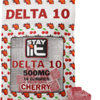 Single Source Delta 10 Gummies Cherry 500mg 10ct