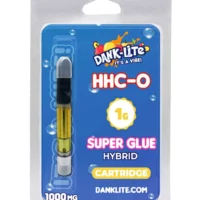 Dank Lite HHC-O Vape Cartridge Superglue 1g