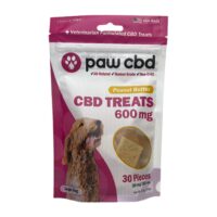Paw CBD Hard Chews for Dogs Peanut Butter 600mg 30ct