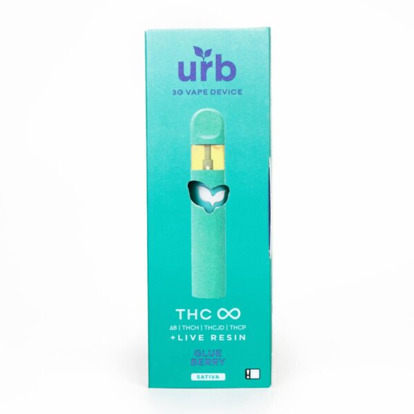 Urb THC Infinity Disposable Vape Pen Glue Berry 3ml