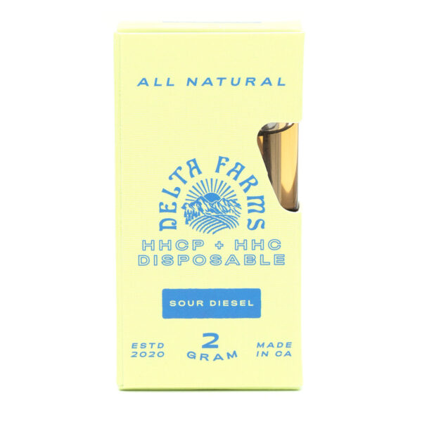 Delta Farms HHC & HHCP Disposable Vape Pen Sour Diesel 2g