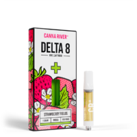 Canna River Delta 8 Vape Cartridge Strawberry Fields 1g