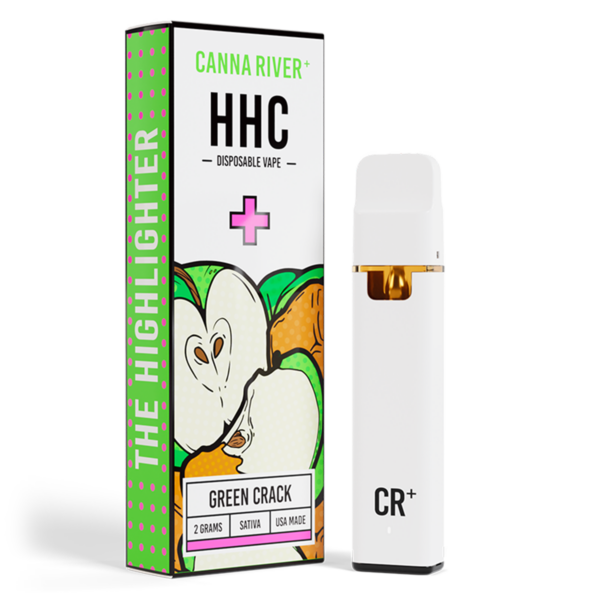 Canna River HHC Disposable Vape Pen Green Crack 2g