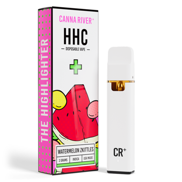 Canna River HHC Disposable Vape Pen Watermelon Zkittles 2g