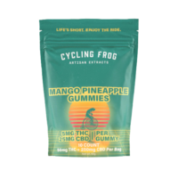 Cycling Frog CBD & Delta 9 Gummies Mango Pineapple 300mg 10ct