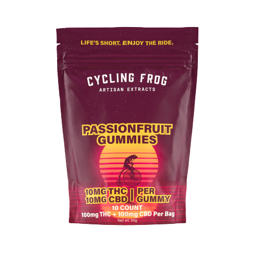 Cycling Frog CBD & Delta 9 Gummies Passionfruit 200mg 10ct