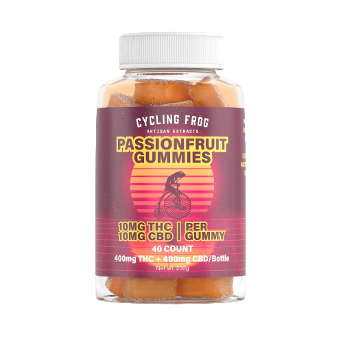 Cycling Frog CBD & Delta 9 Gummies Passionfruit 800mg 40ct