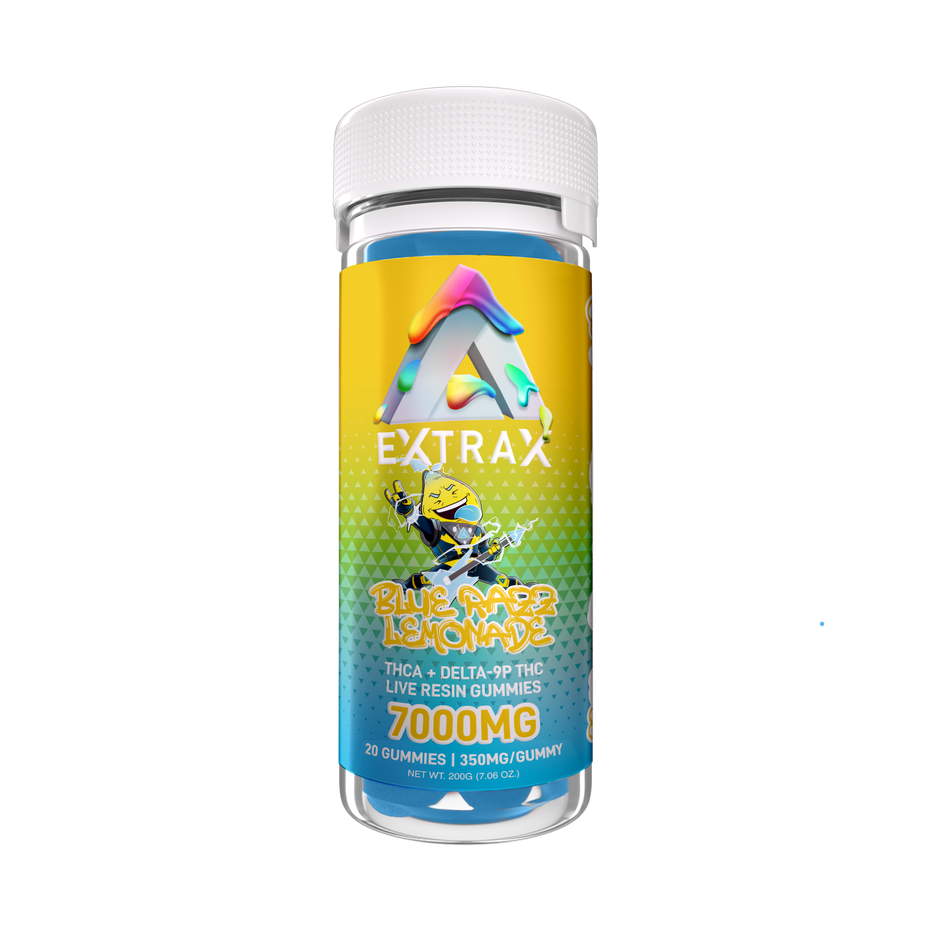 delta-extrax-adios-blend-gummies-blue-razz-lemonade-7000mg-20ct-dr-ganja