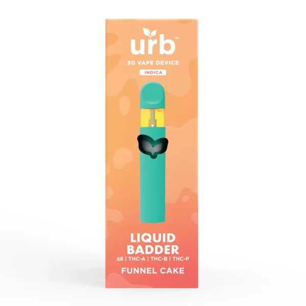Urb Liquid Badder Disposable Vape Pen Funnel Cake 3ml