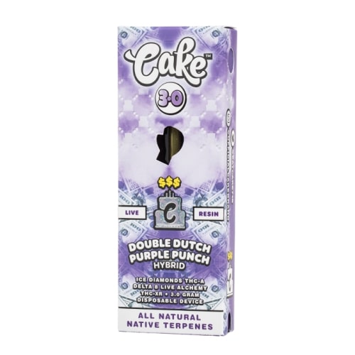 Cake Moneyline Blend Disposable Vape Pen Double Dutch Purple Punch 3g