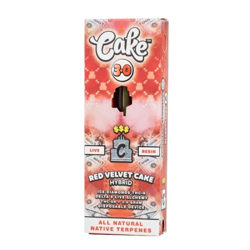 Cake Moneyline Blend Disposable Vape Pen Red Velvet Cake 3g