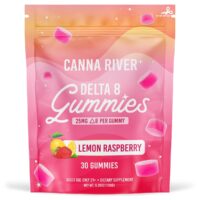 Canna River Delta 8 Gummies Lemon Raspberry 750mg 30ct