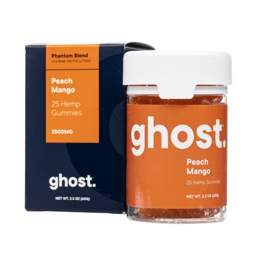 Ghost Phantom Blend Gummies Peach Mango 2500mg 25ct