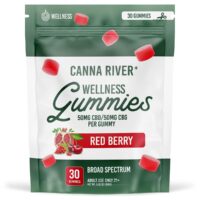 Canna River CBD & CBG Wellness Gummies Red Berry 3000mg 30ct