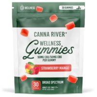 Canna River CBD & CBG Wellness Gummies Strawberry Mango 3000mg 30ct