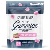 Canna River CBD & CBN Sleep Gummies Pink Watermelon 3000mg 30ct