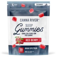 Canna River CBD & CBN Sleep Gummies Red Berry 3000mg 30ct