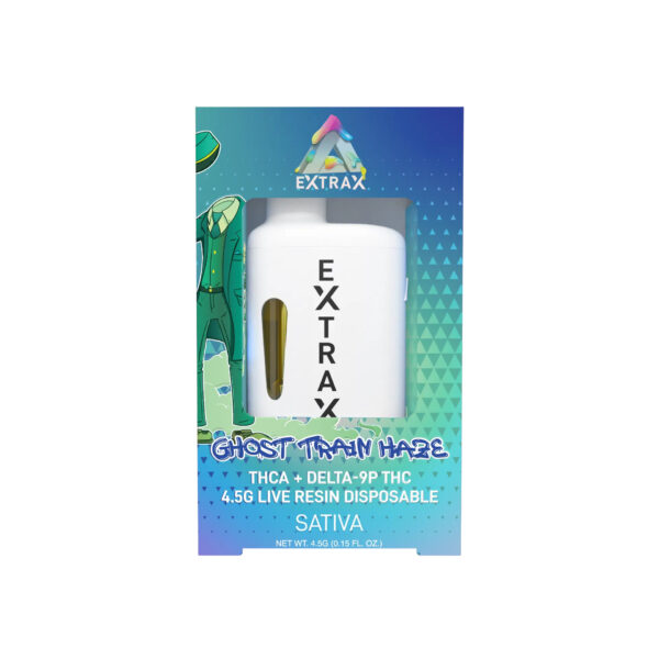 Delta Extrax Adios Blend Disposable Vape Pen Ghost Train Haze 4.5g