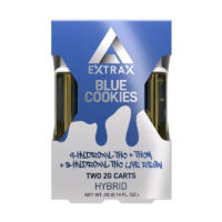 Delta Extrax Splat Blend Duo Vape Cartridge Blue Cookies 4g