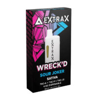 Delta Extrax Wreck'd Blend Disposable Vape Pen Sour Joker 4.5g