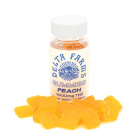 Delta Farms THD Gummies Peach 1000mg 20ct