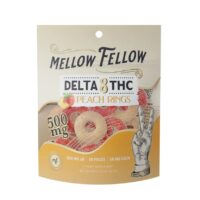 Mellow Fellow CBD & Delta 9 Gummies Peach 800mg 20ct