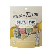 Mellow Fellow Delta 8 Gummies Sour Punch 1000mg 20ct