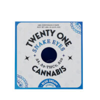 Twenty One Cannabis Snake Eyes Blend Disposable Vape Pen Blue Dream 4ml