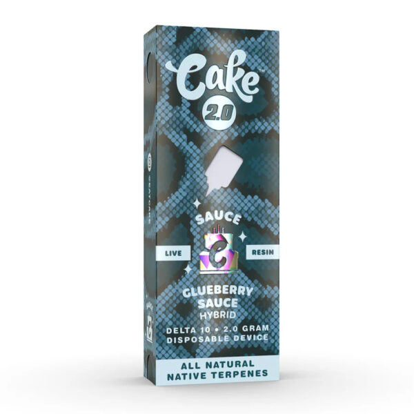 Cake Delta 10 Animal Blend Disposable Vape Pen Glueberry 2g