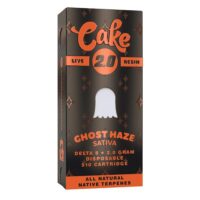 Cake Delta 8 Live Resin Vape Cartridge Ghost Haze 2g