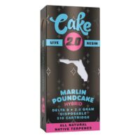 Cake Delta 8 Live Resin Vape Cartridge Marlin Poundcake 2g