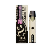 Half Bak'd THCA Disposable Vape Pen Strawberry Mamba 3g