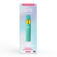 Urb THCA Iced Diamonds Disposable Vape Pen Frosted Strawberry 3ml