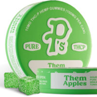 Pushin' P's THCP Gummies Them Apples 100mg 10ct