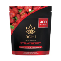 3Chi Delta 8 Gummies Strawberry 400mg 16ct