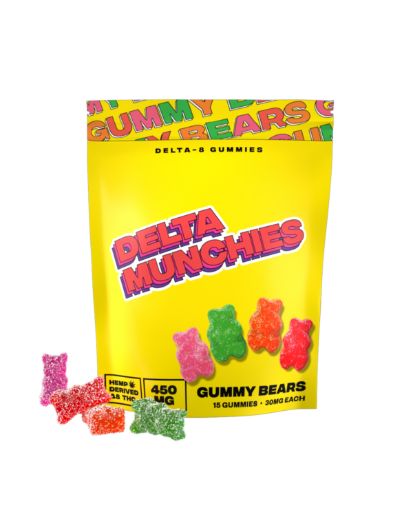 Delta Munchies Delta 8 Gummy Bears 450mg 15ct main