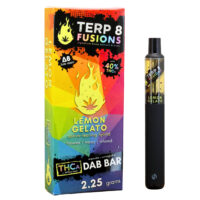 Terp 8 Delta 8 & THCA Live Resin Disposable Vape Pen Lemon Gelato 2.25g