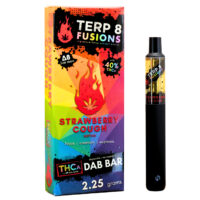 Terp 8 Delta 8 & THCA Live Resin Disposable Vape Pen Strawberry Cough 2.25g
