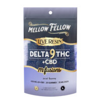 Mellow Fellow CBD & Delta 9 Gummies Acai Berry 400mg 20ct