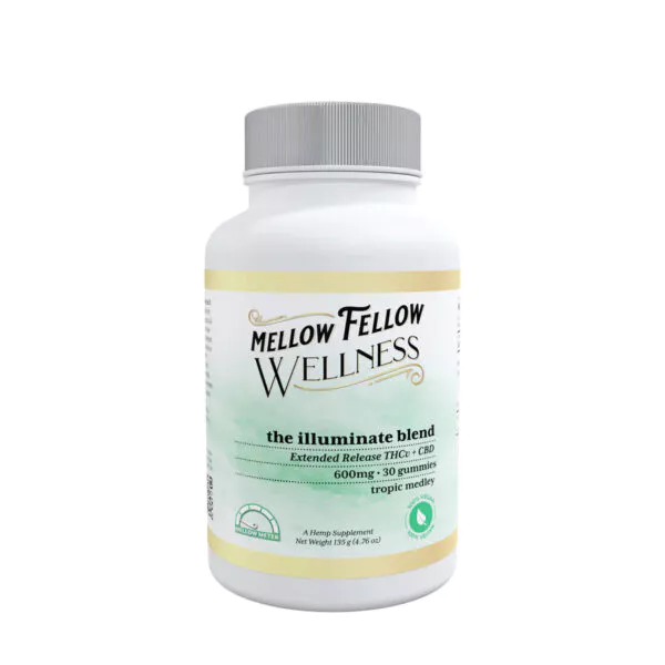 Mellow Fellow Illuminate Blend Gummies Tropic Medley 600mg 30ct