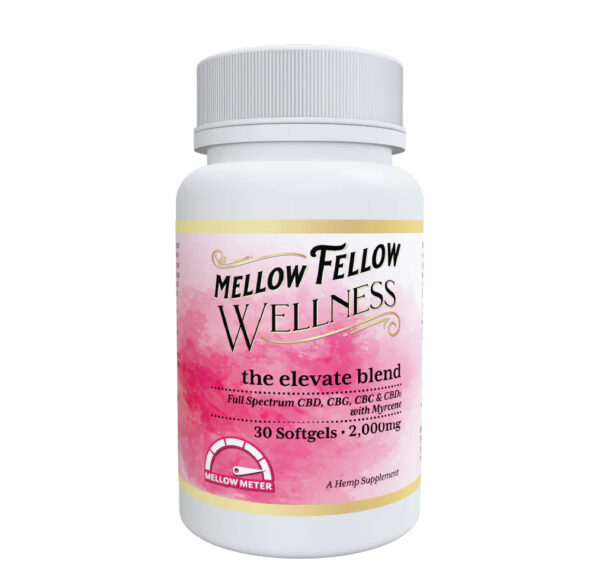 Mellow Fellow Softgels Elevate Blend 2000mg 30ct