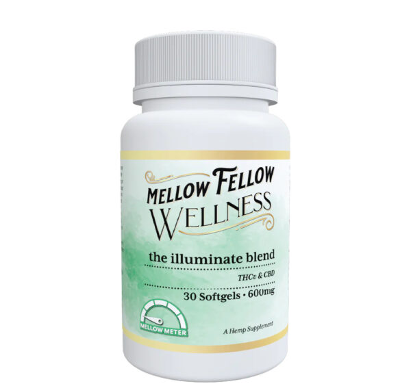 Mellow Fellow Softgels Illuminate Blend 600mg 30ct