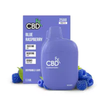 CBDfx Broad Spectrum CBD Disposable Vape Pen Blue Raspberry 5ml