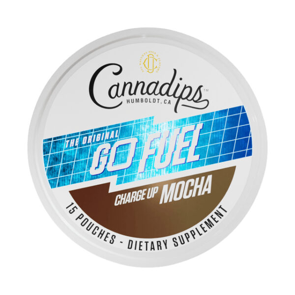 Cannadips Go Fuel CBG Pouches Mocha 150mg 15ct