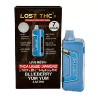 Lost THC V3 Liquid Diamonds Live Resin Disposable 7g