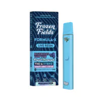 Frozen Fields Formula-X Live Resin THCA Liquid Diamonds Disposable Blueberry Yum Yum 3.5g