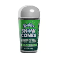 Big Chief THCA Snow Cone Pre-Rolls Green Apple Slush 5ct 2.5g